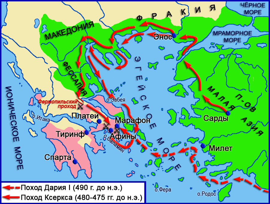 План урока греко персидские войны
